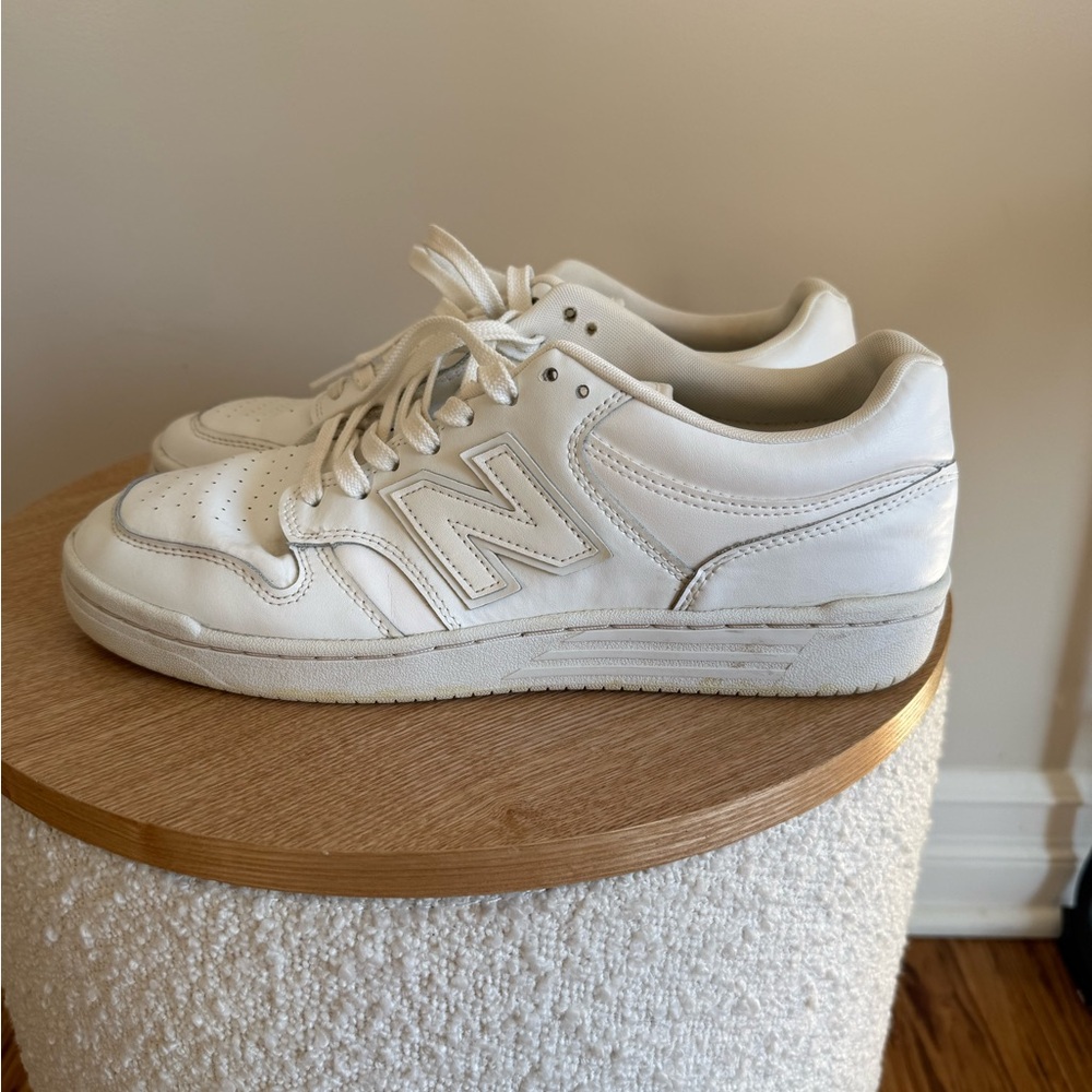 New Balance Classic White Leather Sneakers